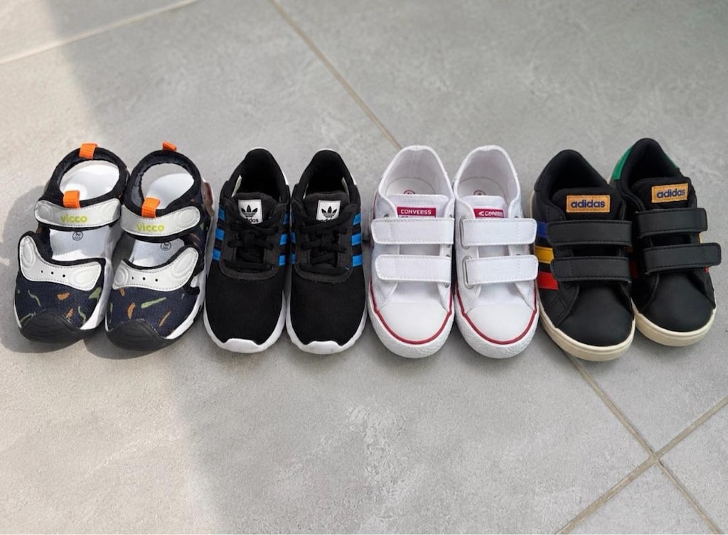 4 Çift Çocuk Ayakkabısı Toplu Satılık – Adidas, Vicco | 22-23 Numara