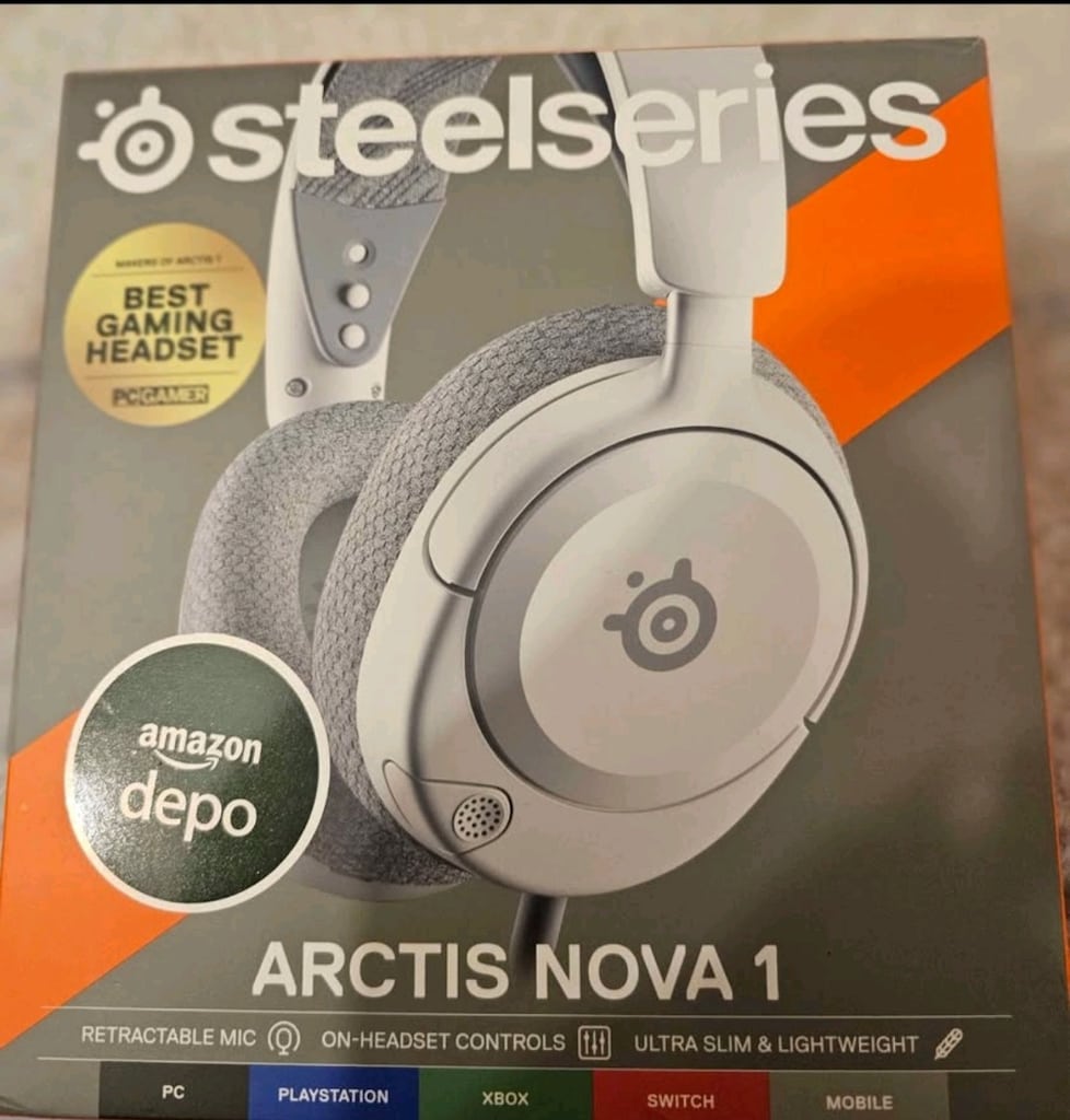 Yeni SteelSeries Arctis Nova 1 Beyaz – PC/PS5/Xbox Uyumlu - 7