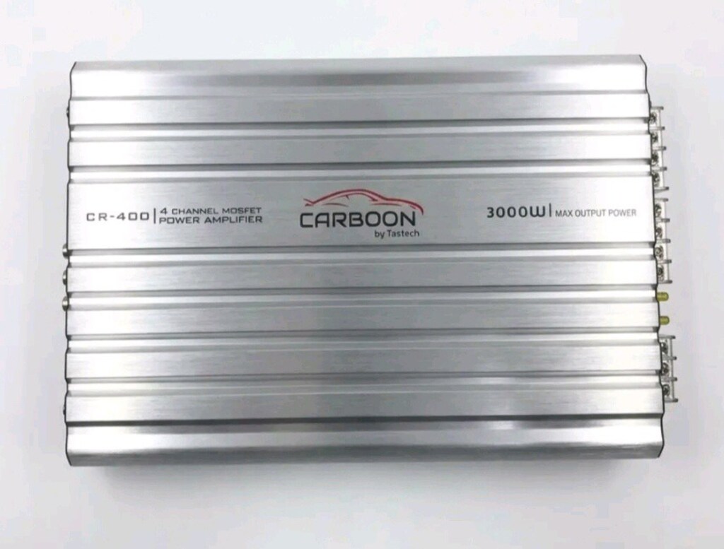 CARBOON CR-400 4 KANAL OTO ANFİ 3000 W SIFIR ÜRÜN KAPALI KUTU - 2