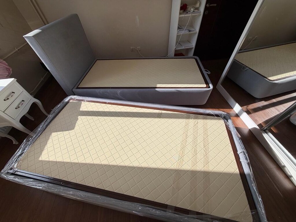 tek kişilik yatak ve baza - 3