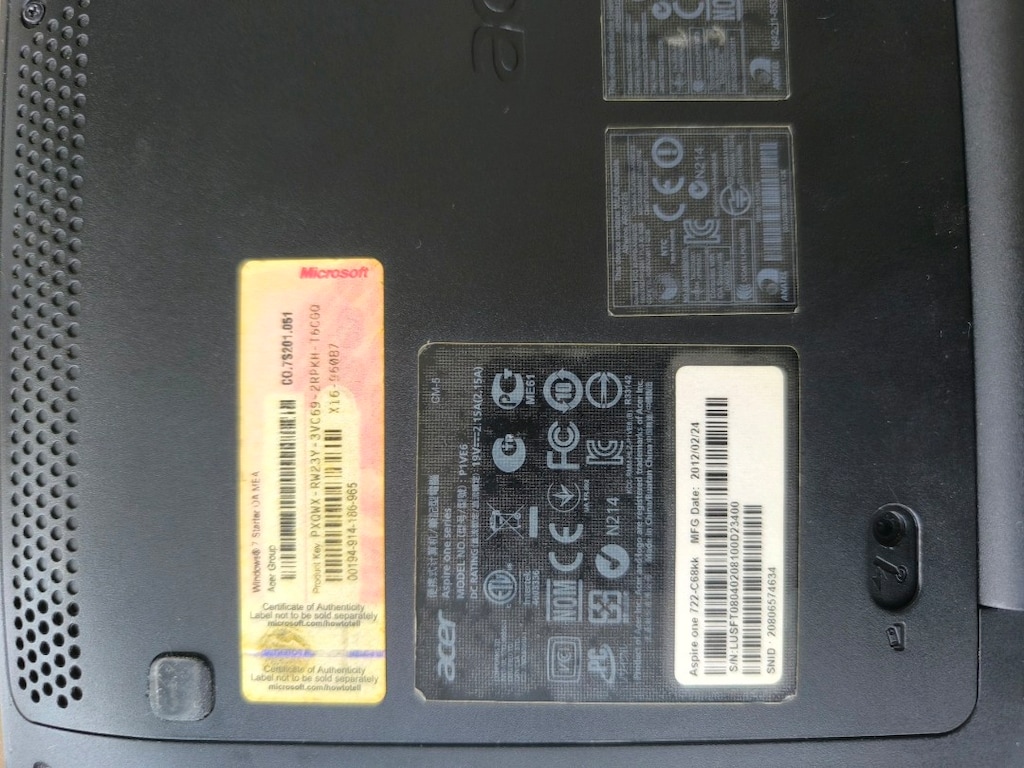 Acer Aspire 722 - 4