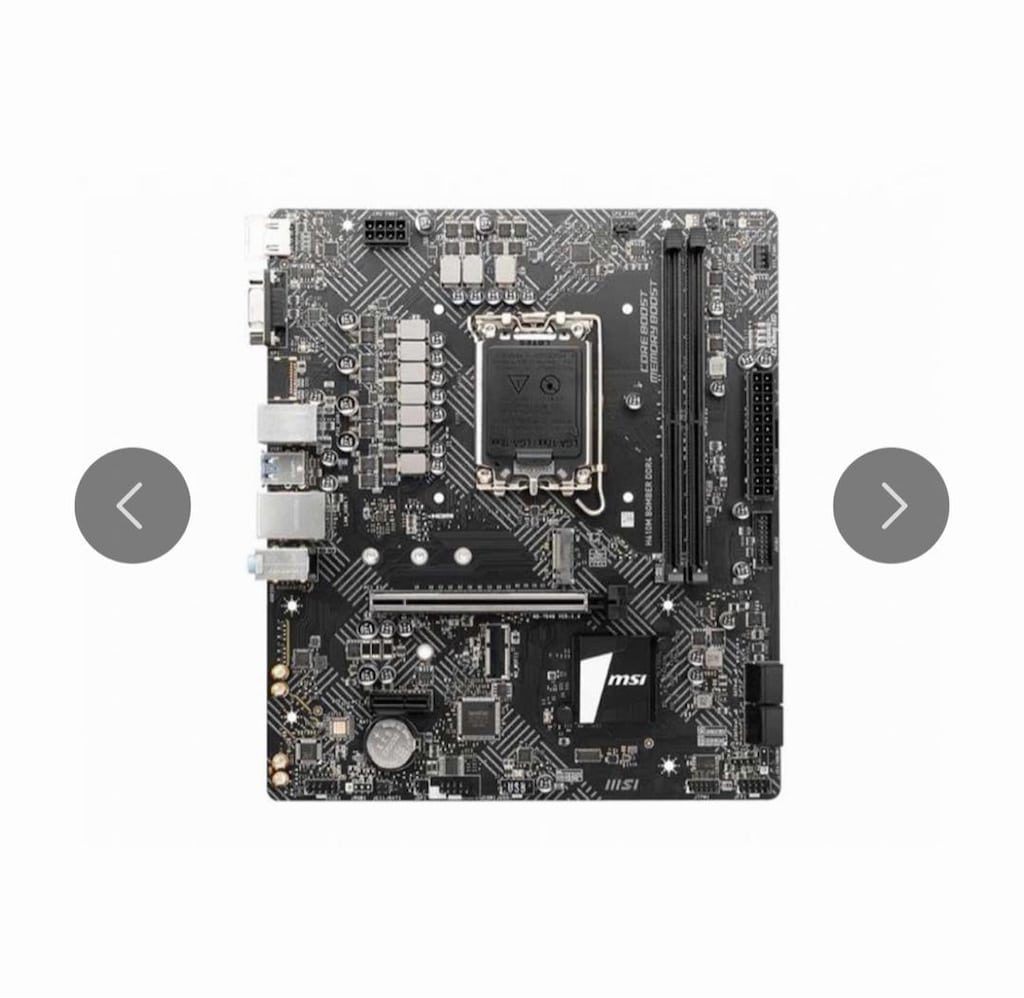 INTEL I3 12100F-MSI RTX3050 VENTUS-MSI H610M BOMBER-MSI 500GB SSD-16GB - 3