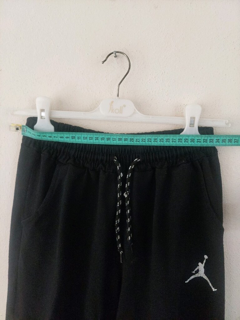 Beli lastikli ipli sweat eşofman altı - 8