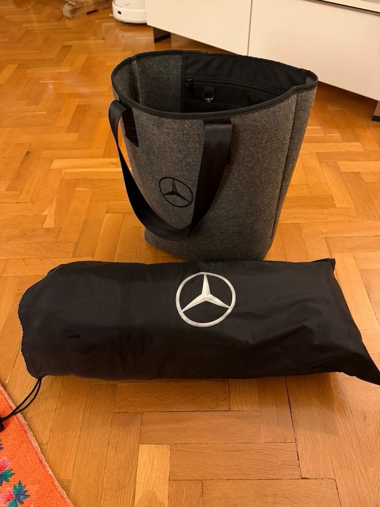 Orijinal Mercedes Keçe Çanta & Kese Amblemli Yorgan Seti - 8