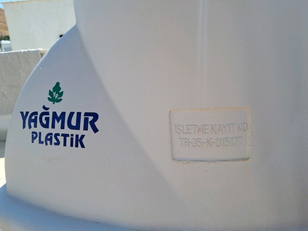 1000L Yatay Su Deposu + Tesisat + Hidrofor/Horizontal Water tank set - 2