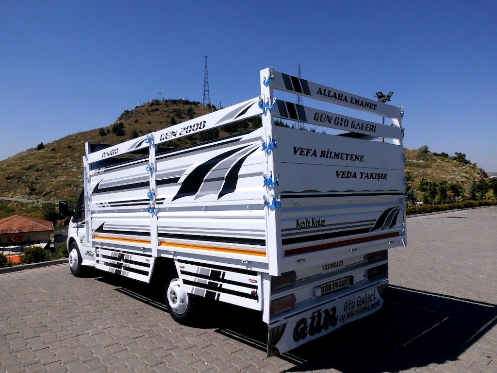 2008 FORD TRANSİT 350L TEK TEKER JUMBO KAMYONET RUHSATLI MASRAFSIZ - 4