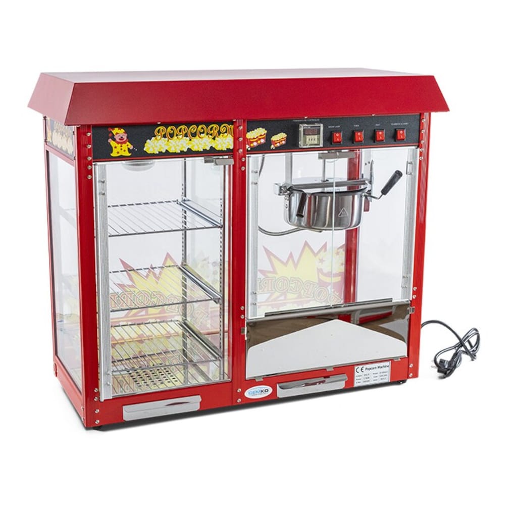 Popcorn Mısır Patlatma Makinesi Raflı (Model Zeytinli)1004 - 3