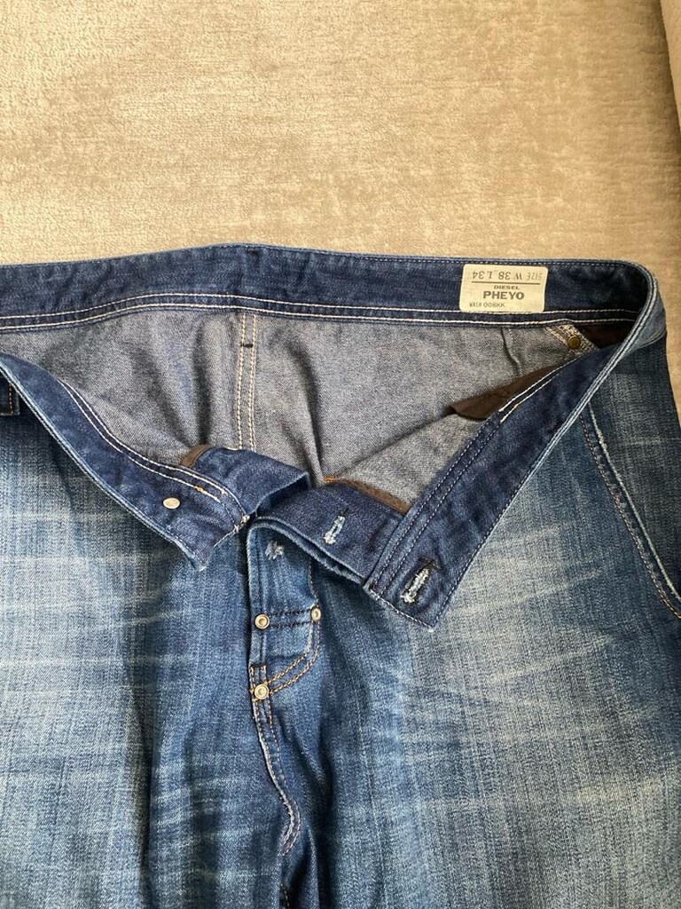 KOT PANTOLON ORİJİNAL ERKEK DIESEL PHEYO W38 L 34 BOYU 105 cm - 5