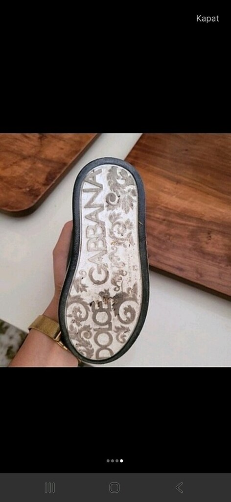 dolce gabbana orijinal urun 24 numara - 4
