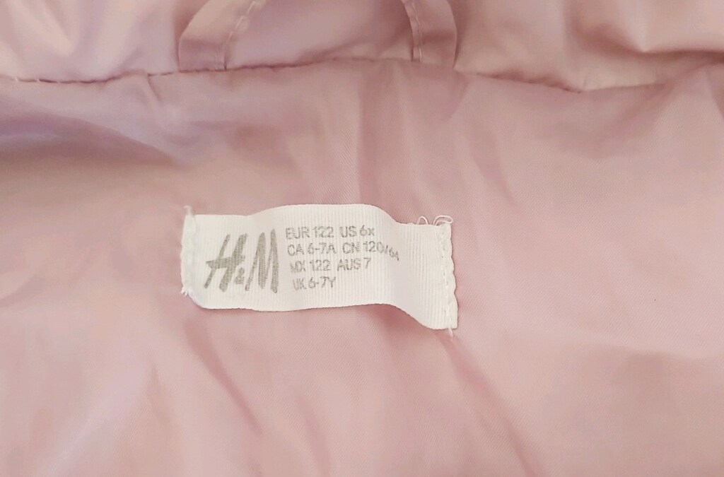 6-7 yaş H&M ayıcık şapkalı kız çocuk montu - 4