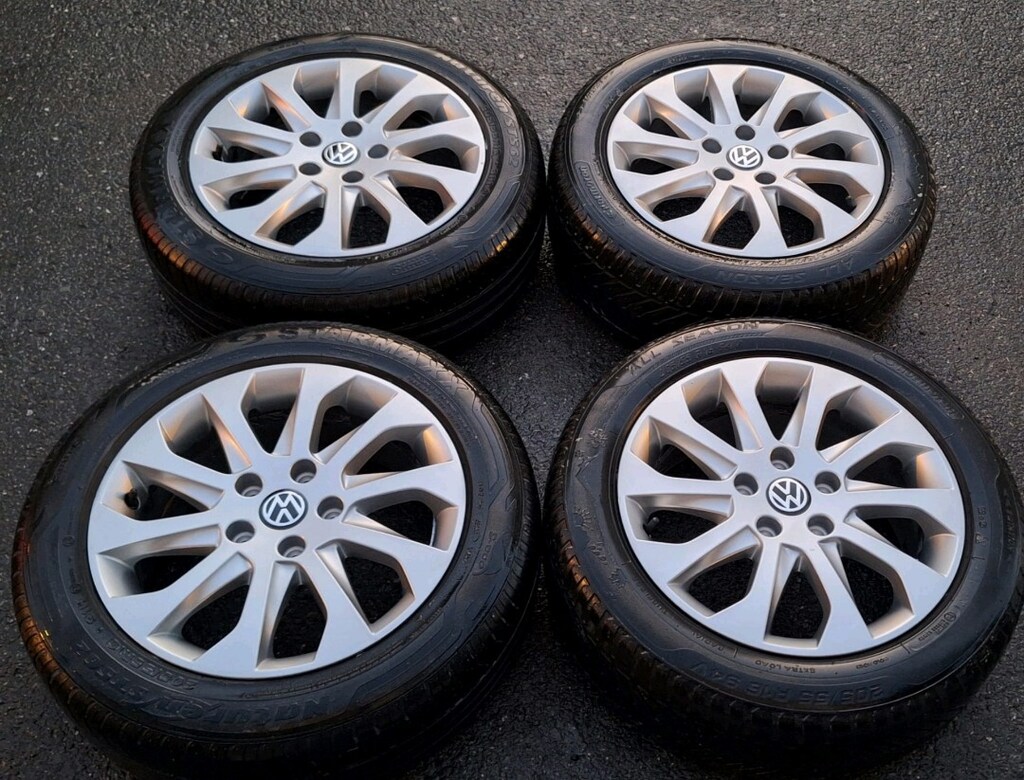 205 55 16//5X112 ORİJİNAL AUDİ PASSAT JETTA SEAT SKODA T4 CADDY GOLF - 6