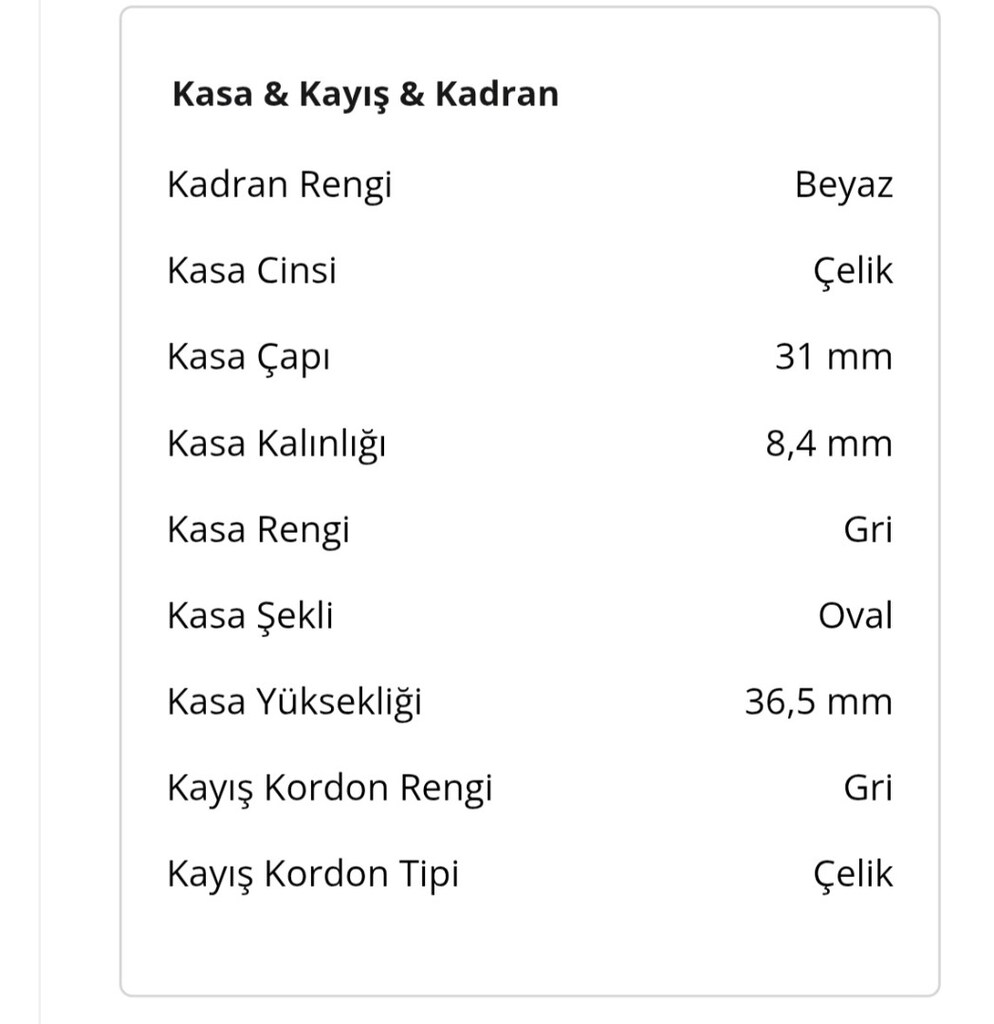 Bayan kol saati - 7