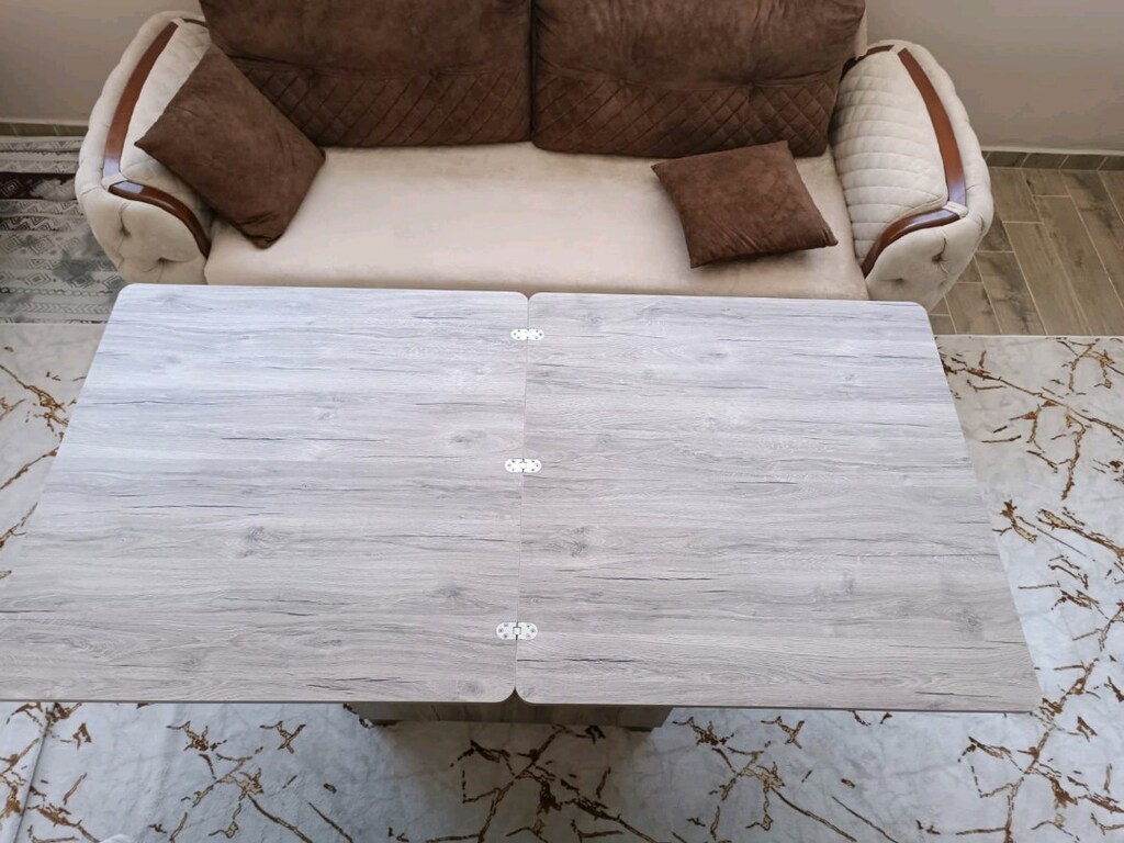 akıllı masa orta sehpa açılır kapanir raylı sehpa masa - 6