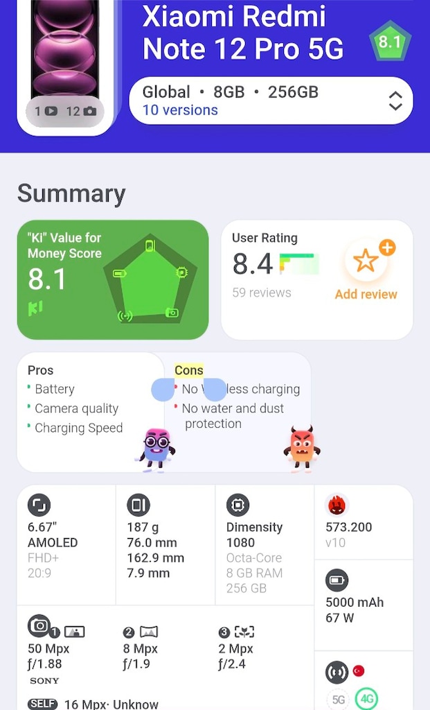 XİAOMİ REDMİ NOTE 12 PRO 5G - 6