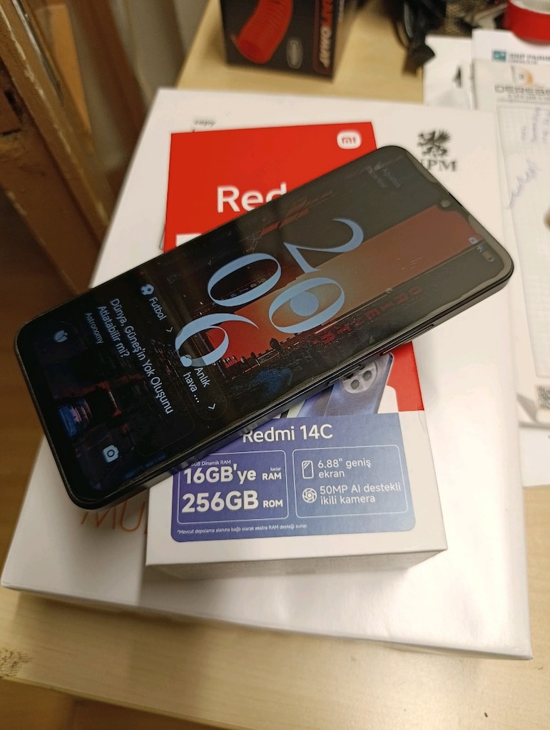 redmi 14C,256GB.orjinal faturalı.ilk sahibinden - 3