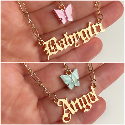 2 katlı babygirl/angel kolye