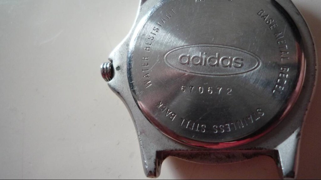 Orijinal Çelik Kasa Adidas Kol Saati - 4