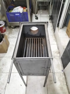 Gümüşhane mangal taşlı soba 2,5 mm saç kalınlığı