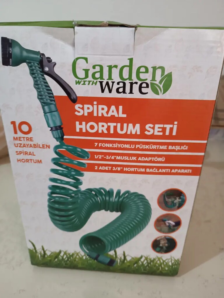 Spiral hortum seti spiral hortum seti 10 metre uzanabilen çok fonksiyo - 3