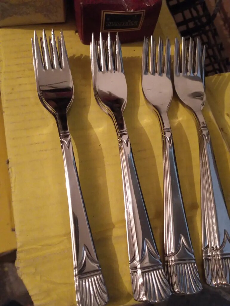 Tercan çelik yemek çatalı 6 adet sade