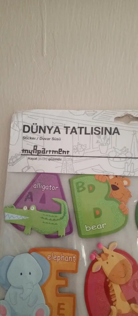 Duvar yapışkanı eğitici - 3