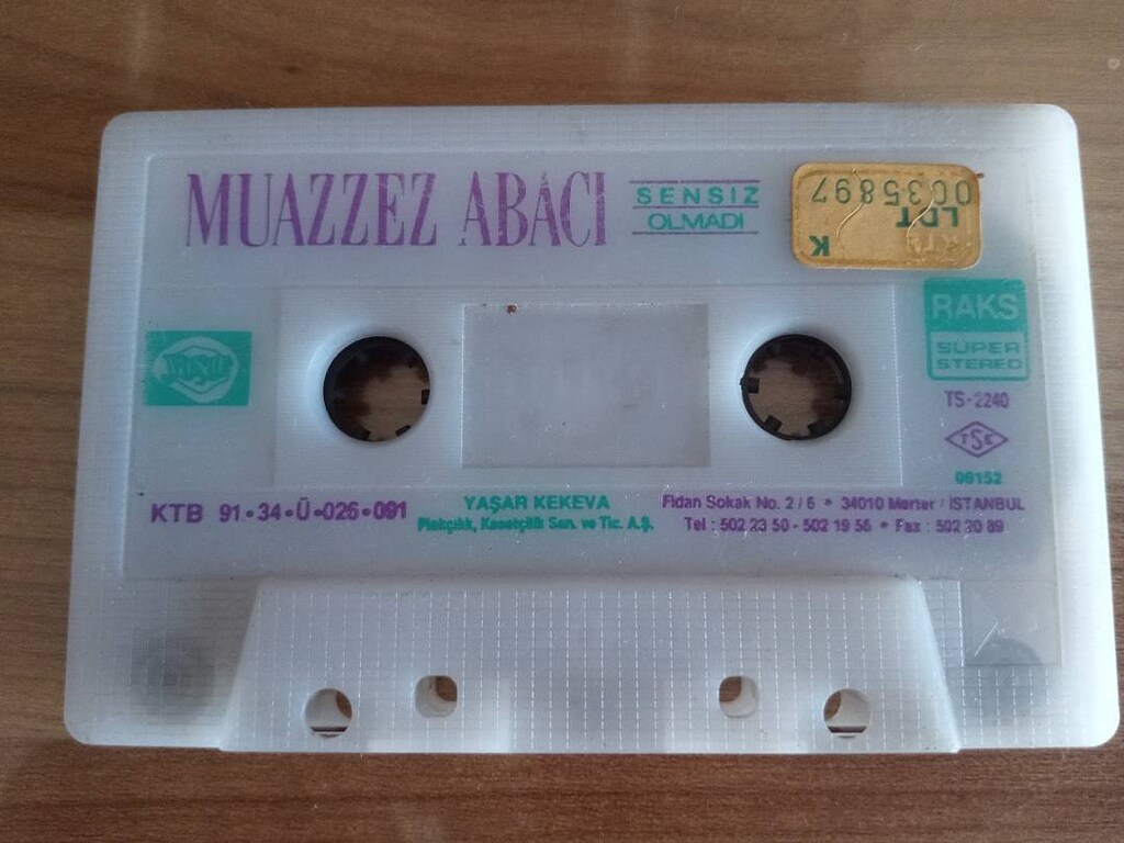 Muazzez Abacı Sensiz Olmadı Kaset - 2