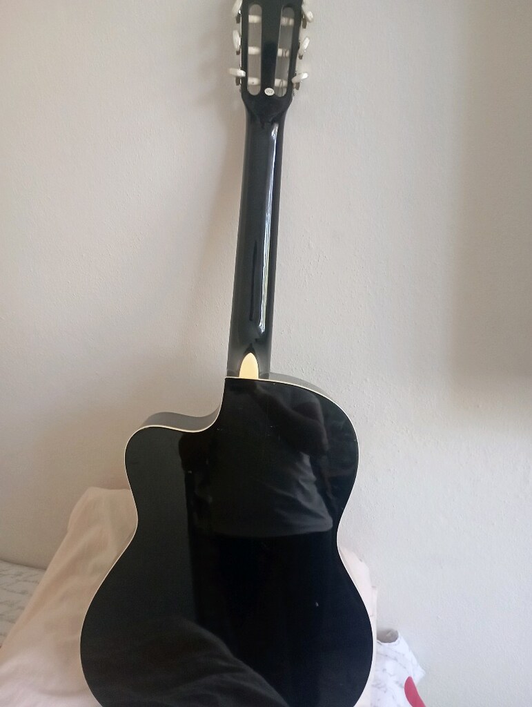 Siyah Cutaway Elektro Klasik Gitar - Andantino C-924C - 5