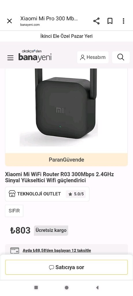 Xiaomi Mi WiFi Router R03 300Mbps - 4