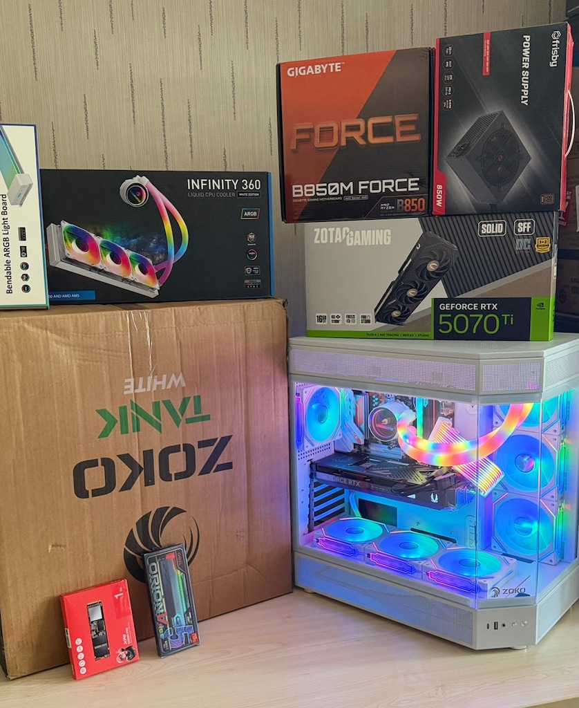 RYZEN9 9900X-RTX 5070Tİ SIFIR GARANTİLİ ÜST DÜZEY MASAÜSTÜ SİSTEM - 2