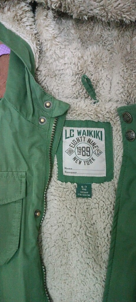 6 7 yas erkek yesil mont - 2