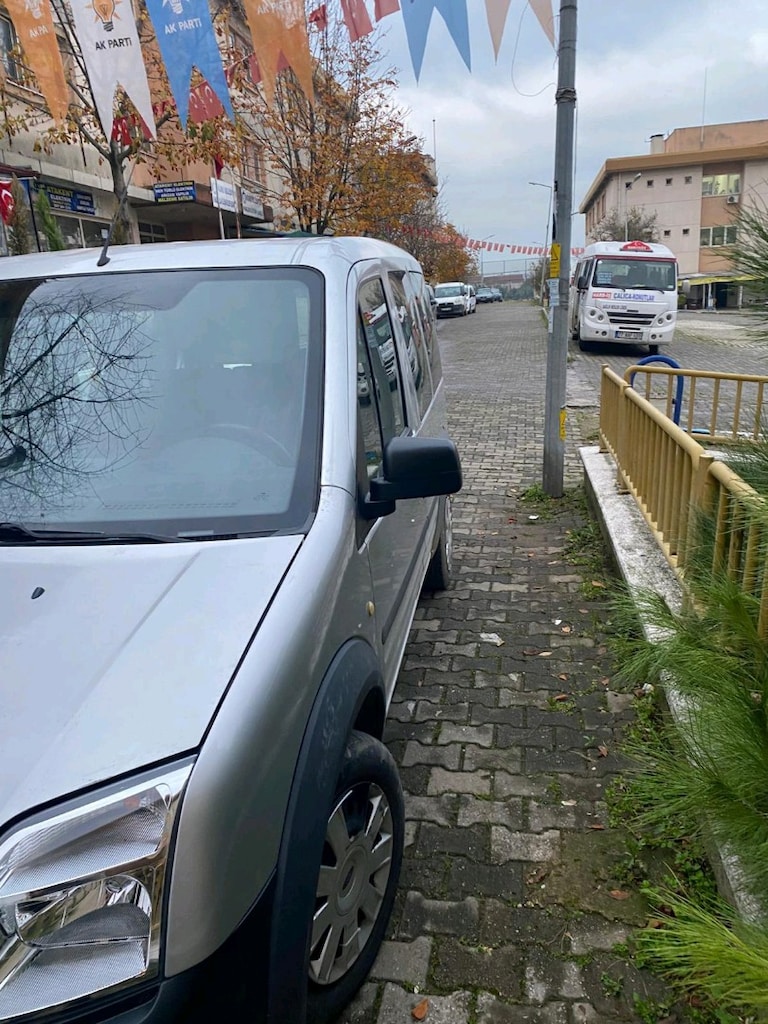 Gri kumaş araç koltuğu - 2