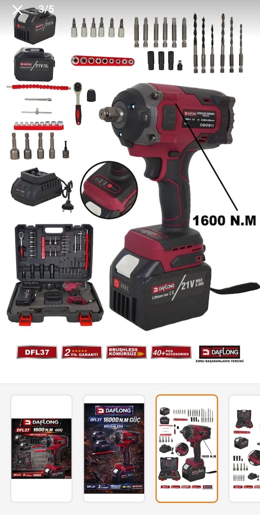 ŞARJLI 1600 NEWTON TORGLU SOMUN BİJON SÖKME - 3