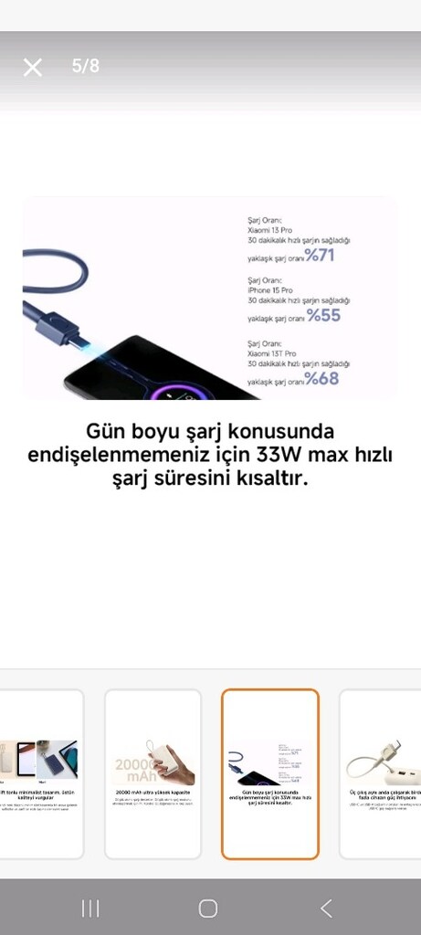 xiaomi powerbank orijinal - 5