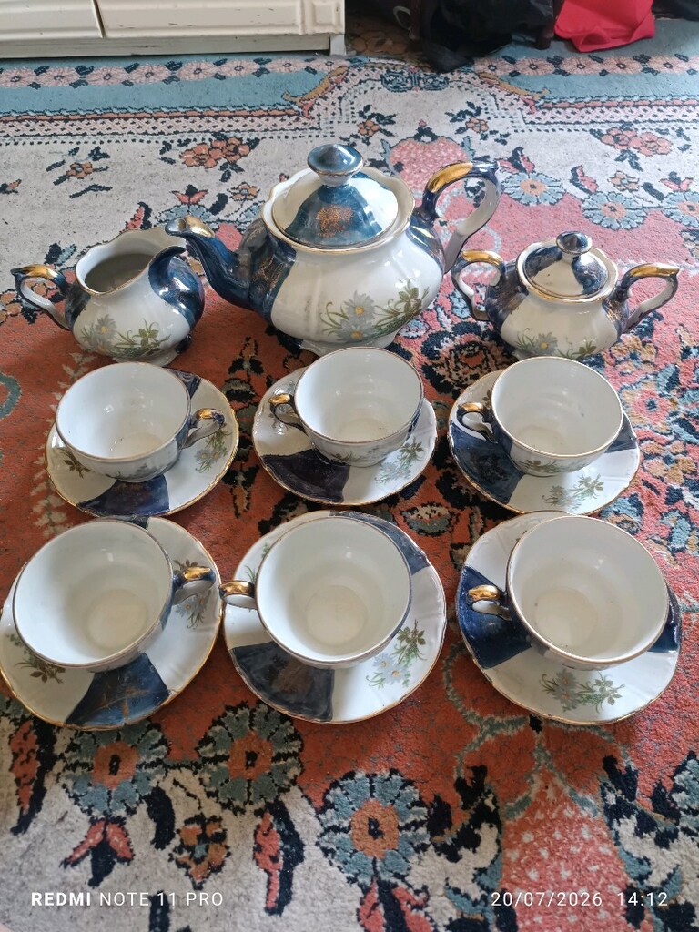 1960lardan porselen çay takimi nostaljik - 2