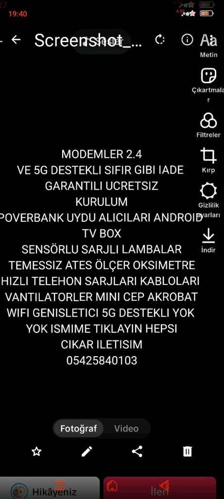 modem uydu vantilator powerbank SIFIR - 15