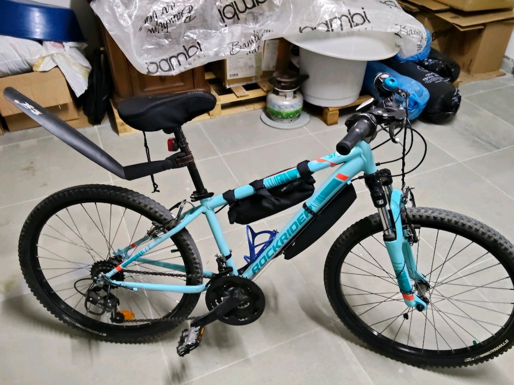 Rockrider St500 24inç Dağ bisikleti Turkuaz - 3