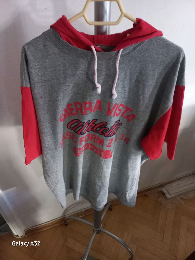 Erkek Kapüşonlu Kısa Kollu Tshirt - 6