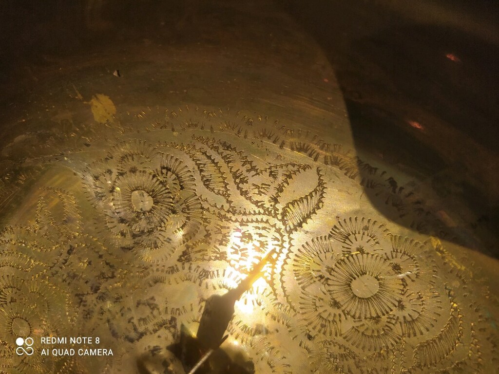 antika balıklı hamam tası - 6