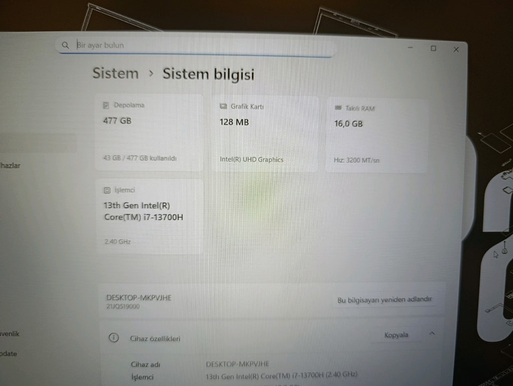 Turkiyenin En ucuzu THINKPAD E16 13 Nesil i7 SIFIRDAN FARKSIZ - 7