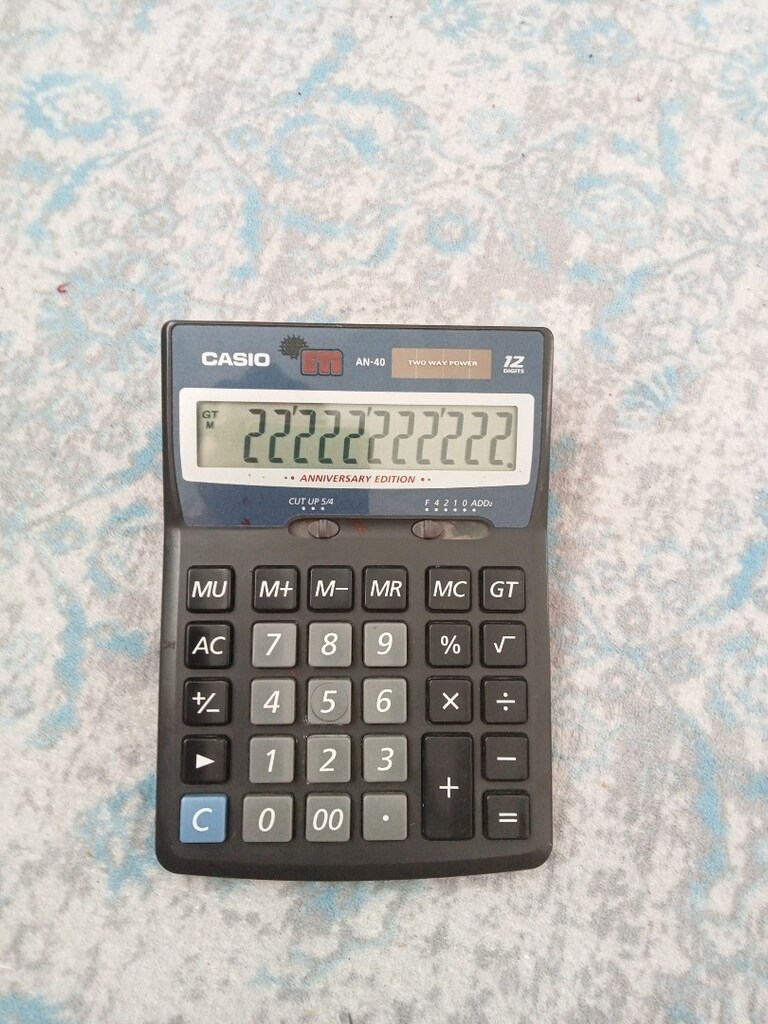 casio an-40 12 hane gunes enerjisi ile çalışan hesap Makinesi - 2