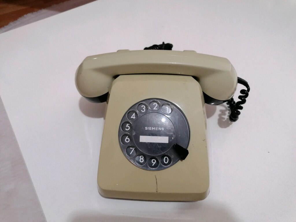 Antika Çevirmeli Telefon, Pop Art çift renkli - 4
