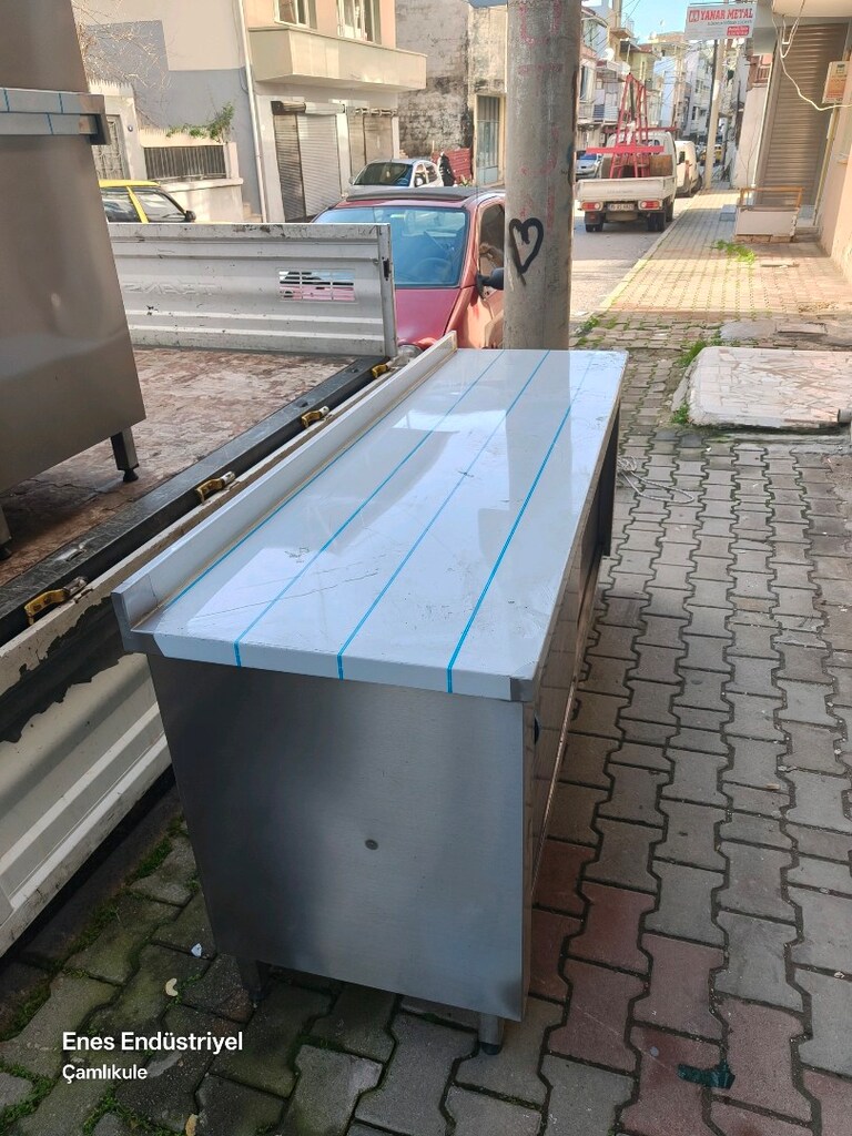sürgü kapaklı krom çalışma tezgahı - 7