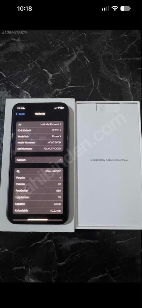 İPHONE X TR - 8