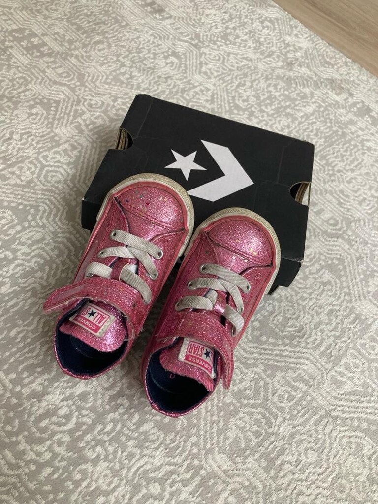 PEMBE SİMLİ BEBEK/ÇOCUK CONVERSE 22 NO - 3