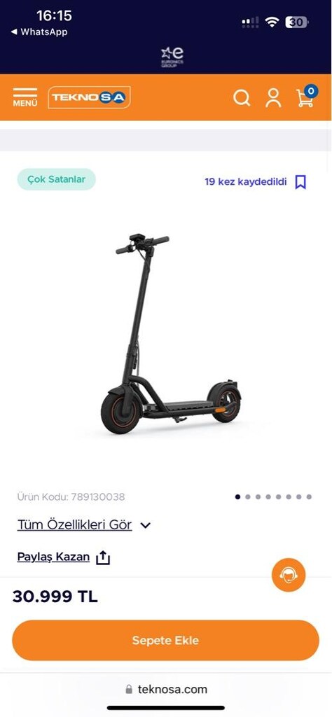 Navee Elektrikli Scooter