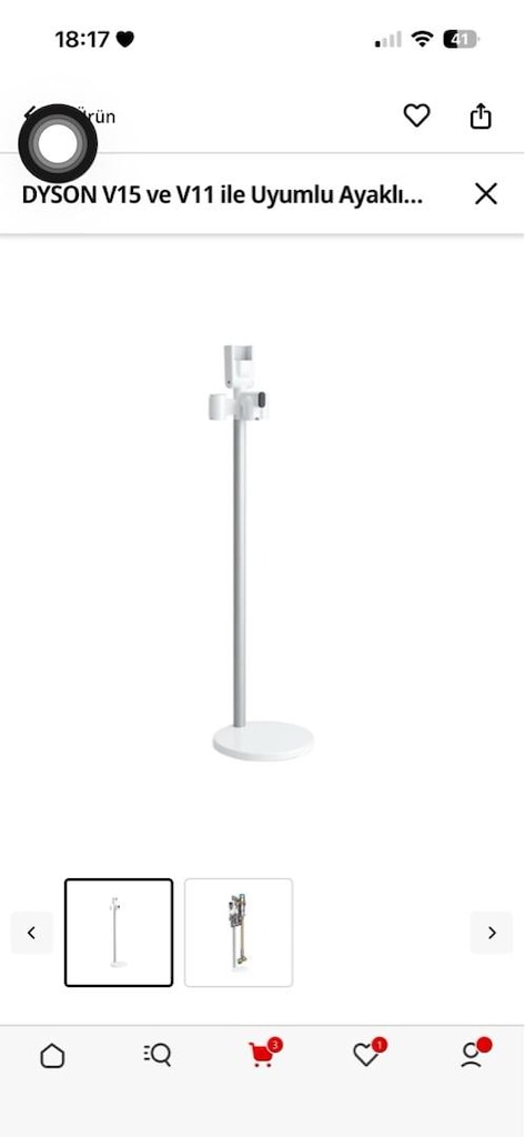 Dyson ayaklı standı