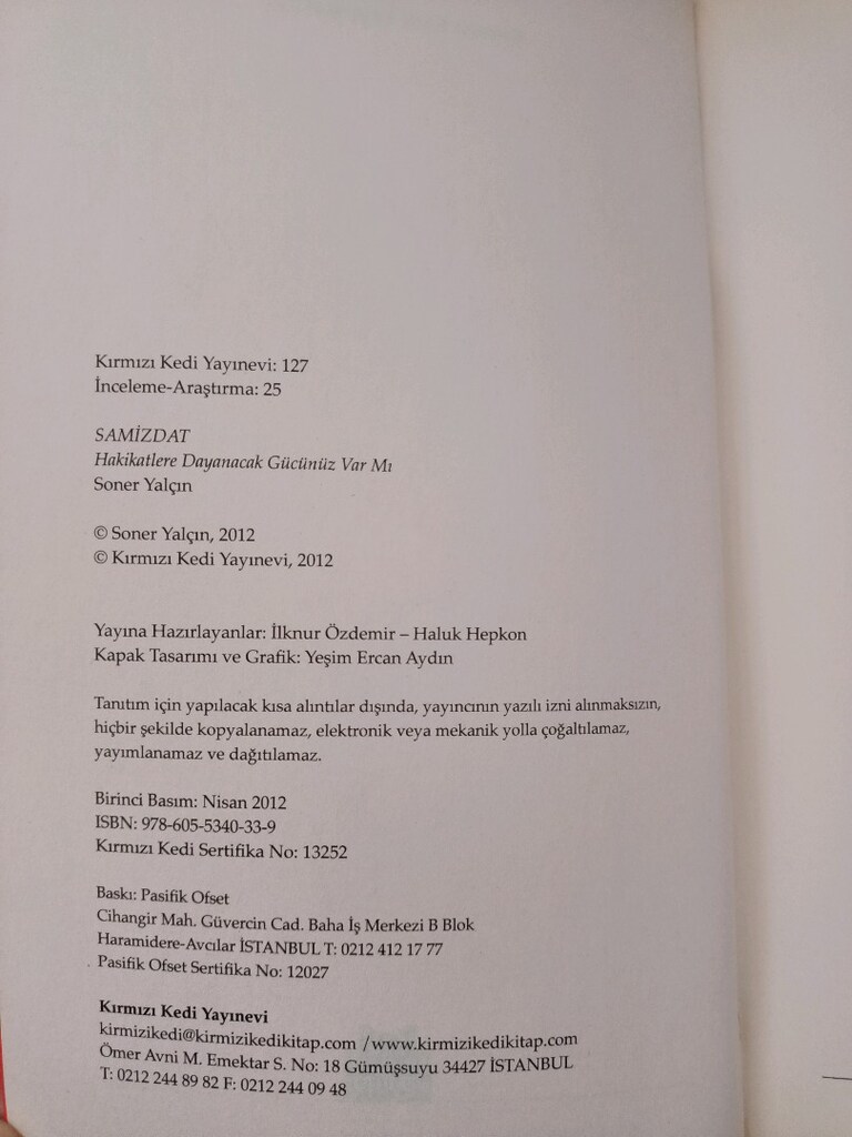 Samizdat Soner Yalçın Karşıyaka/İzmir - 4