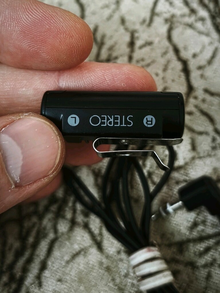 orjinal Sony vintage yaka mikrofonu stereo - 3