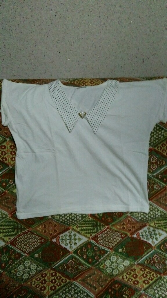 Beyaz renk Bluz M/ L Beden - 9