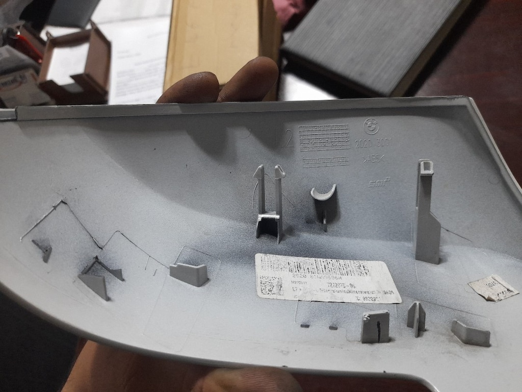 Bmw F30 / F32 Sol Ayna Kapağı Orjinal Beyaz - 5